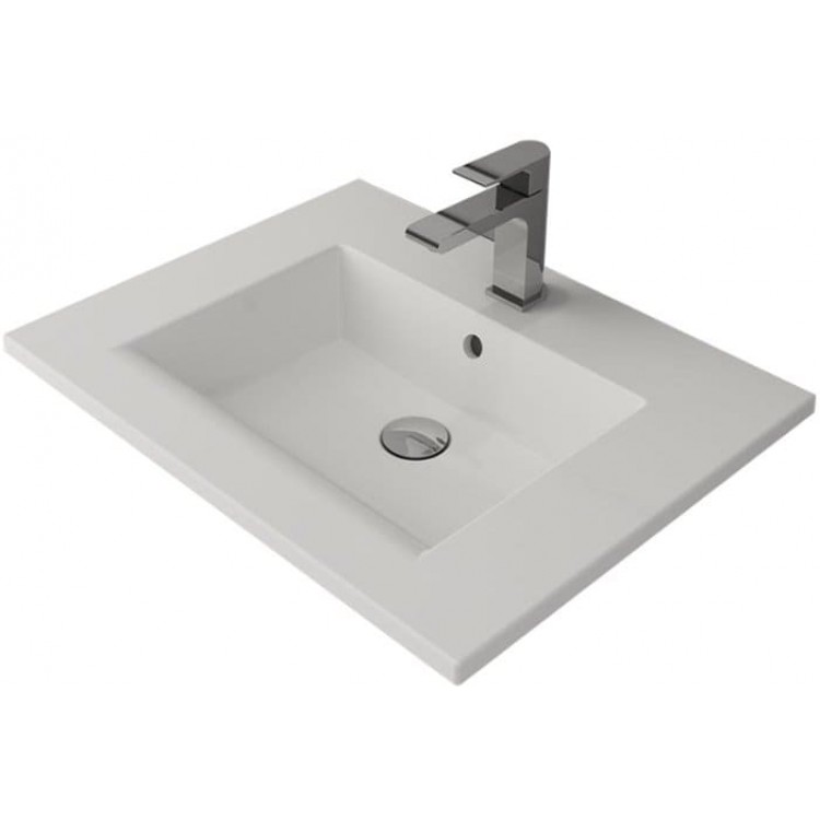 Умывальник подвесной/на тумбу Bocchi Milano 1161-001-0126 Умывальник подвесной/на тумбу Bocchi Milano 1161-001-0126